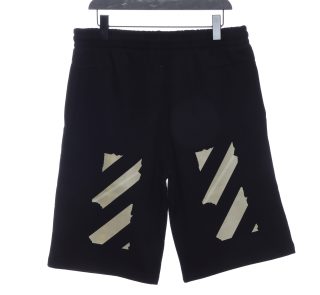 Off-White Rubber Strip Printed Shorts