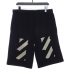 Off-White Rubber Strip Printed Shorts