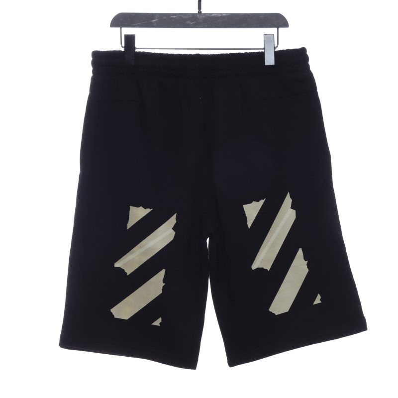 Off-White Rubber Strip Printed Shorts