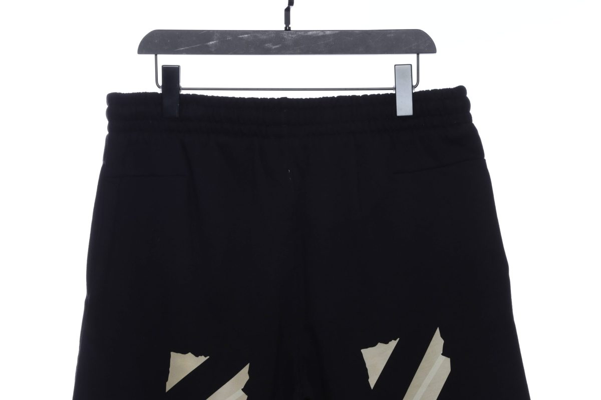 Off-White Rubber Strip Printed Shorts - Image 3