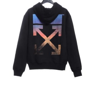 Off-White Purple Gradient Colorful Hoodie