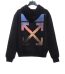 Off-White Purple Gradient Colorful Hoodie