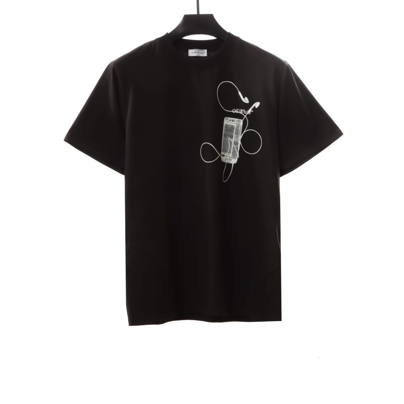 Off-White Digital Headphone Arrow T-Shirt