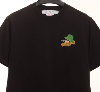 Off-White hand drawn graffiti Print T-Shirt - Image 3