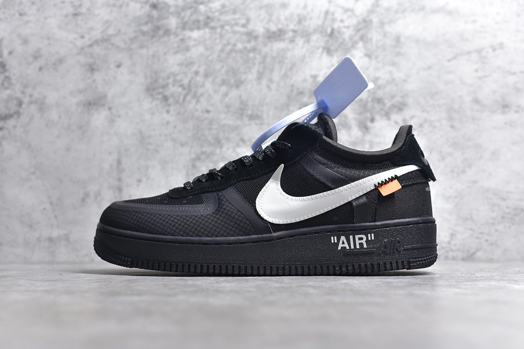 Off White x Nike Air Force 1 Low Black White Reps