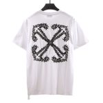 Off-White Embroidered Arrow White T-Shirt