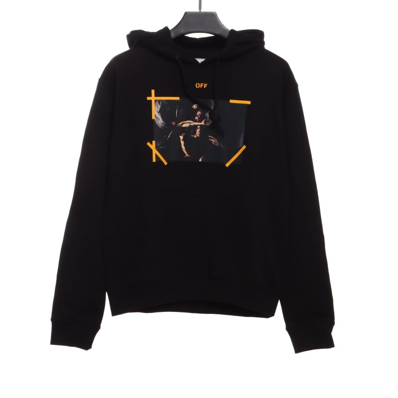 Off-White Religious Virgin Print Hoodie 2