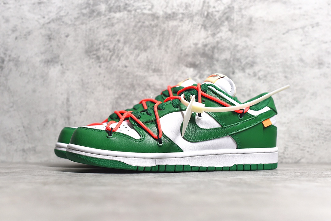 Nike Dunk Low Off-White Pine Green Replicas - Image 2