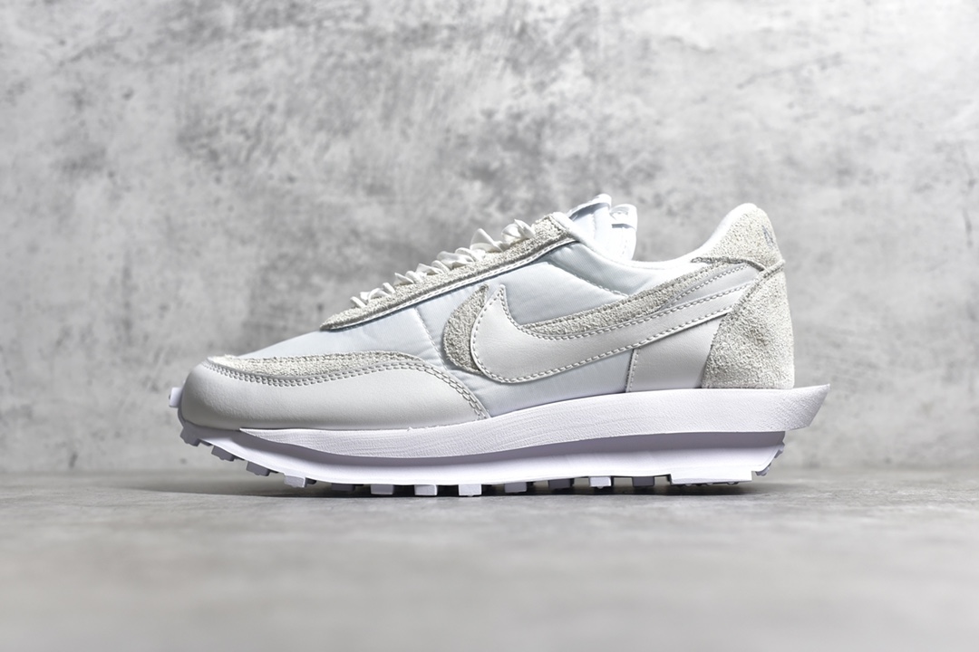 Sacai × Nike LDV Waffle White Reps