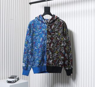 BAPE BAPE X MEDICOM TOY Camouflage Double Hat Hoodie