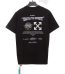 Off White Embroidered Logo Arrow Slogan T-Shirt