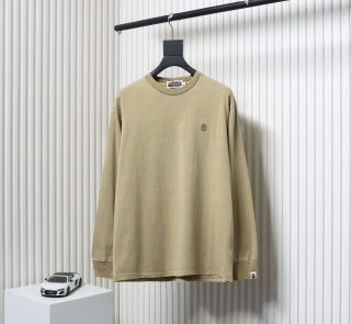 BAPE Ape Head Small Logo Embroidered Sleeves Yellow