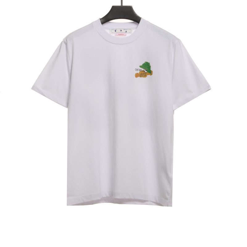 Off White Environmental Protection Graffiti T-Shirt - Image 2