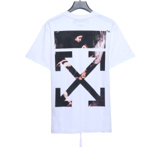 Off-White Angel Oil Painting White T-Shirt