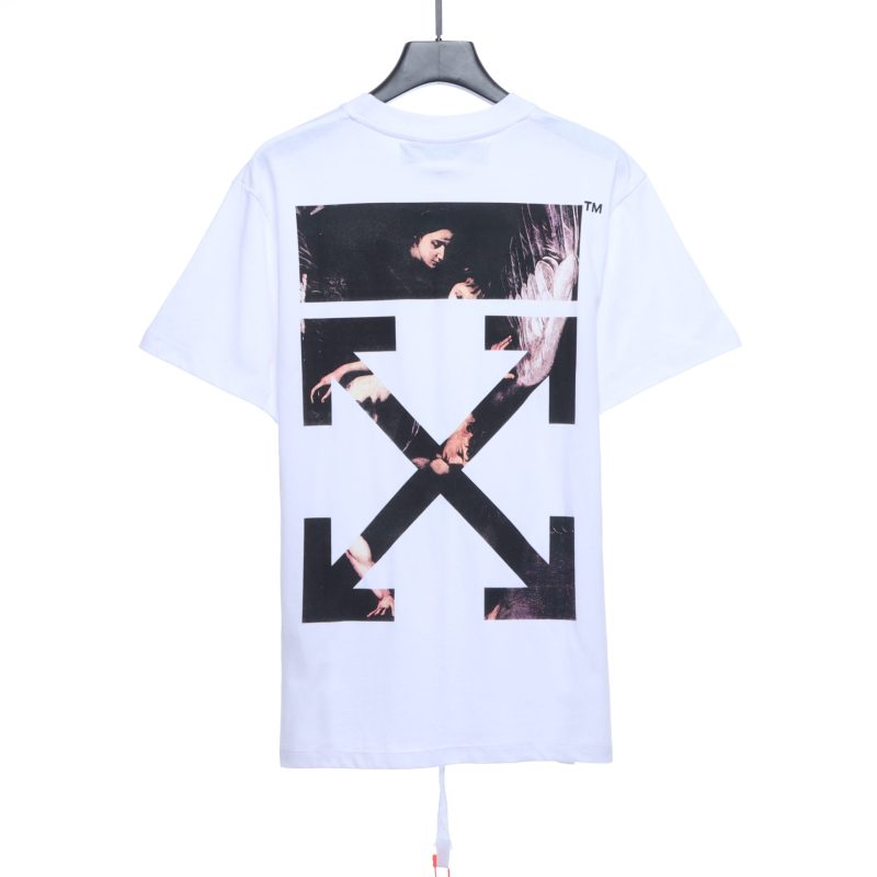 Off-White Angel Oil Painting White T-Shirt