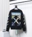 Off-White Oil Painting Printed Black Hoodie
