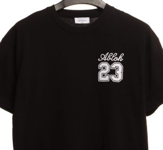 Off-White 23 Digit Logo Black White T-Shirt - Image 3