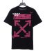 Off-White Graffiti Pink Arrow Black T-Shirt
