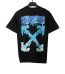 Off-White Melting Arrow Print T-Shirt Black Blue(Free Shipping)