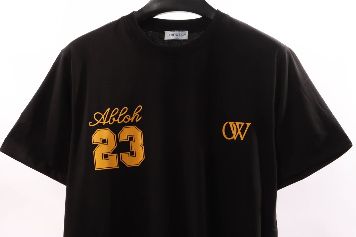 Off-White 23 Digit Logo Black T-Shirt - Image 3