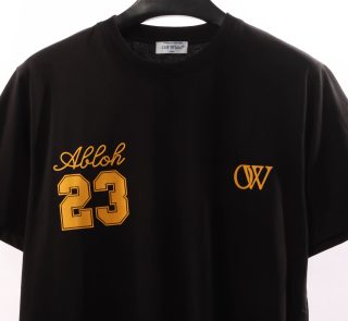 Off-White 23 Digit Logo Black T-Shirt - Image 3