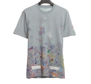 Off-White Fireworks T-Shirt Grey