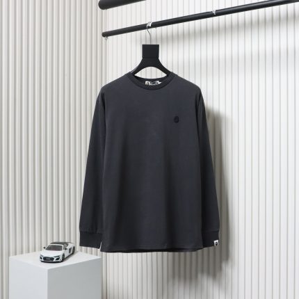 BAPE Ape Head Small Logo Embroidered Sleeves Black