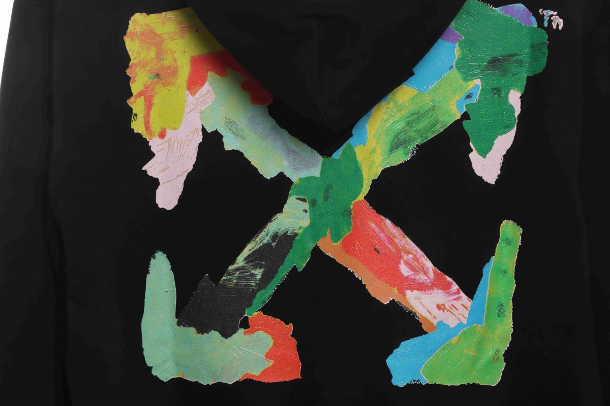 Off-White Graffiti Ink Arrow Hoodie - Image 3
