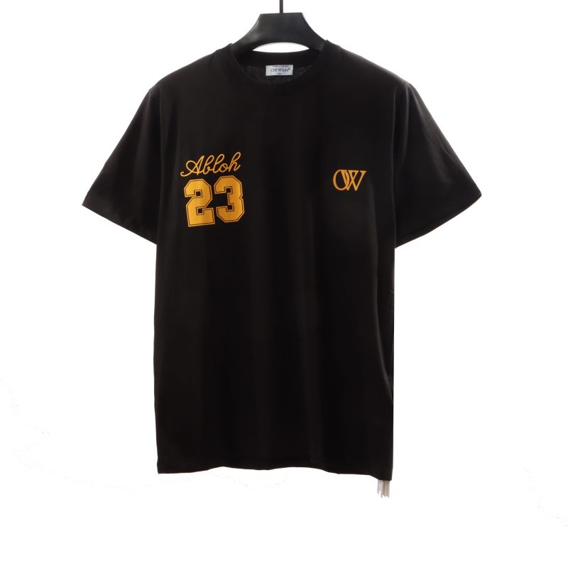 Off-White 23 Digit Logo Black T-Shirt