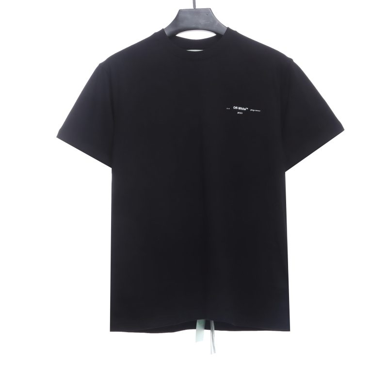 Off-White Oil Painting Printing Black T-Shirt - Image 2