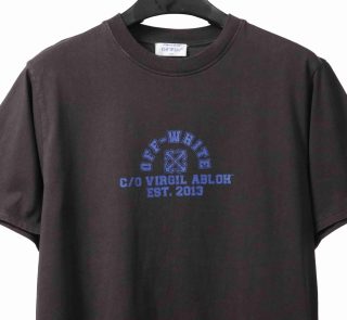 Off-White C/O Virgil Abloh Crackled Print T-Shirt - Image 3