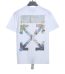 Off-White Oil Painting Printing White T-Shirt