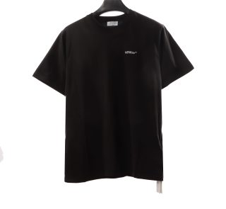 Off-White Embroidered Arrow Black T-Shirt - Image 3