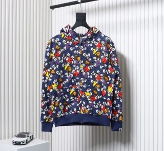 BAPE Melody Full Printing Double Hat Hoodie