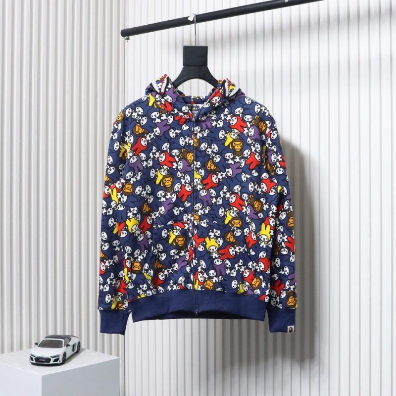 BAPE Melody Full Printing Double Hat Hoodie