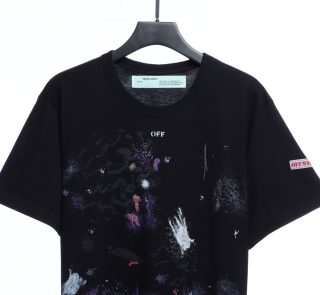 Off-White Fireworks T-Shirt Black - Image 3