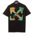 Off-White hand drawn graffiti Print T-Shirt