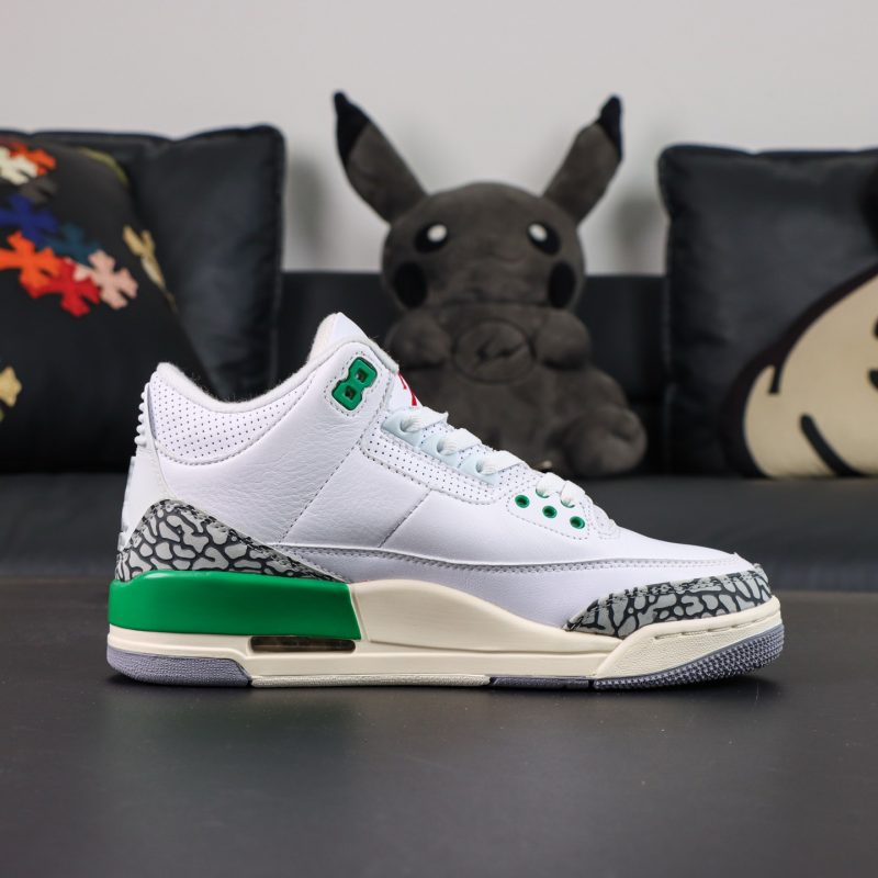 AIR JORDAN 3 RETRO 'Lucky Green' Reps - Image 3