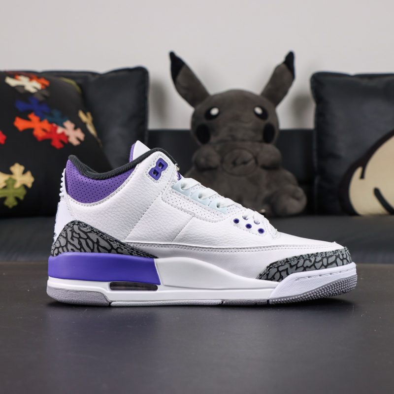 Air Jordan 3 Retro Dark Iris Replica - Image 3