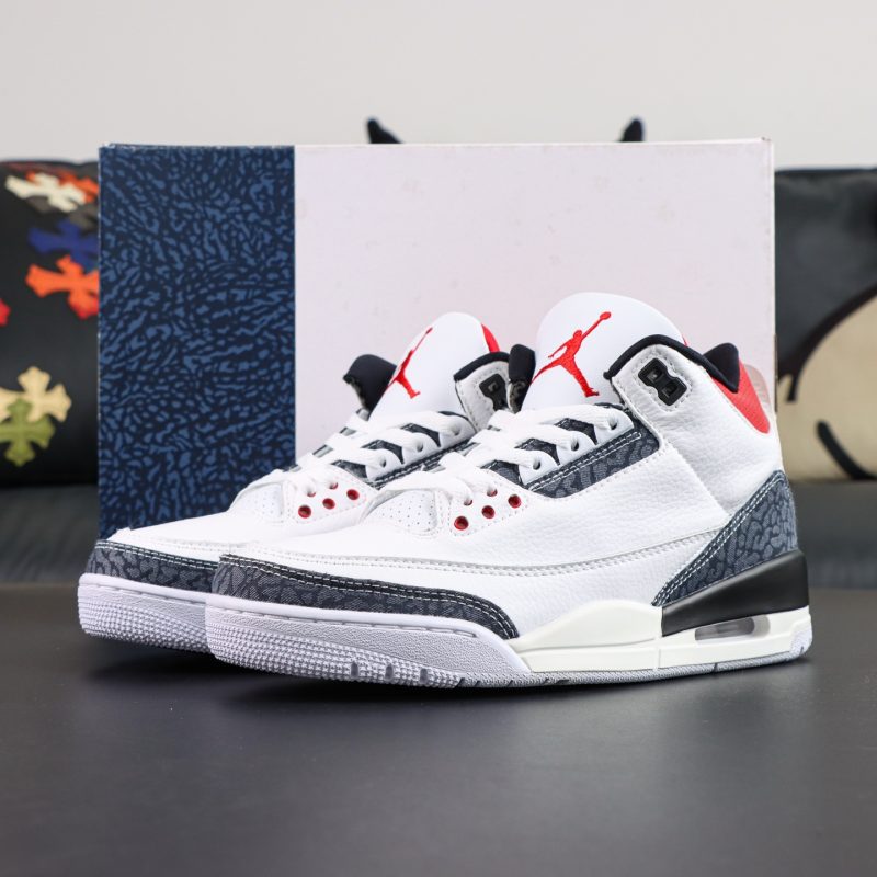 Air Jordan 3 Retro Denim SE White/Fire Red