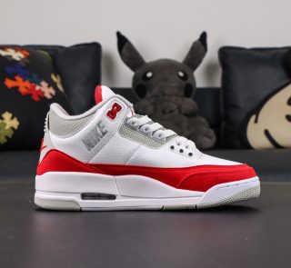 Jordan 3 Retro Tinker White University Red - Image 3