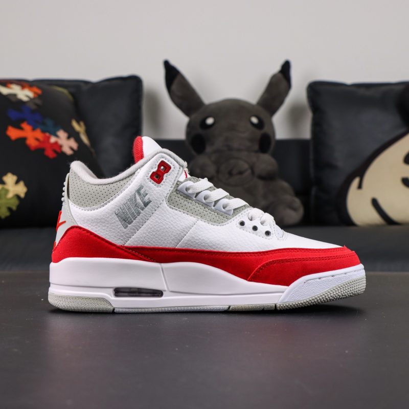 Jordan 3 Retro Tinker White University Red - Image 3