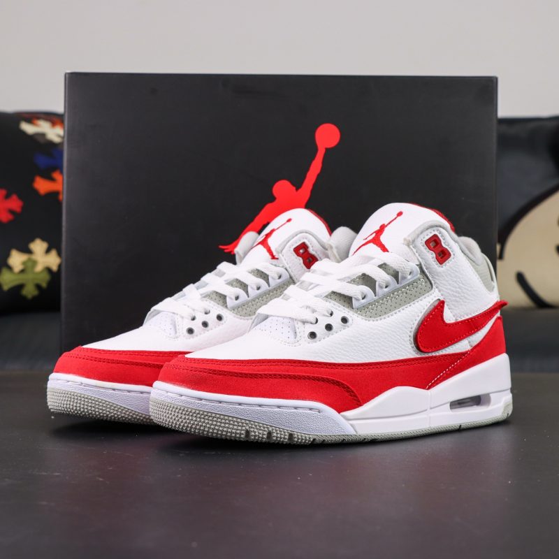 Jordan 3 Retro Tinker White University Red