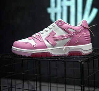 OFF-WHITE Out Of Office Sartorial Stitching White Pink