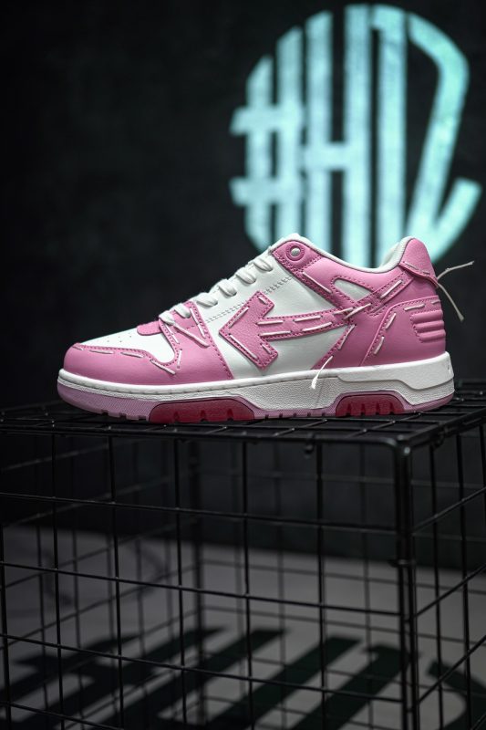 OFF-WHITE Out Of Office Sartorial Stitching White Pink