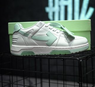 OFF-WHITE Out Of Office White Light Green - Image 3