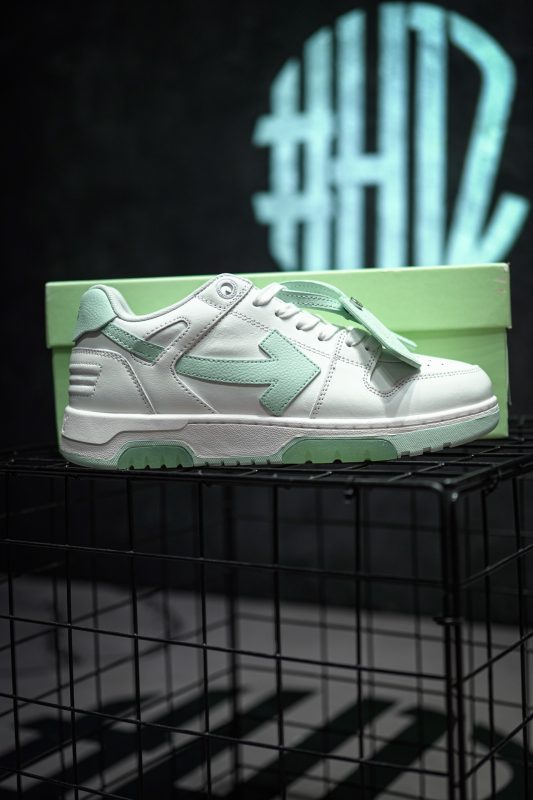 OFF-WHITE Out Of Office White Light Green - Image 3