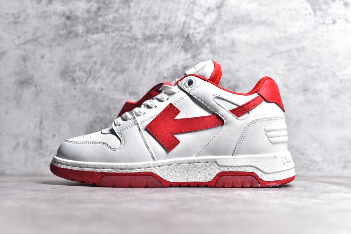 OFF-WHITE Out Of Office White Red