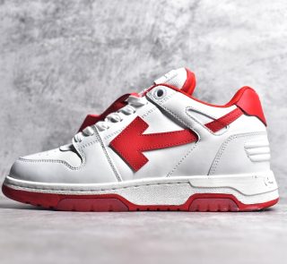 OFF-WHITE Out Of Office White Red
