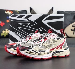 Off White Be Right Back Khaki Red Reps